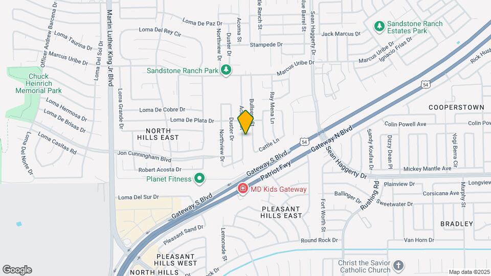 10932 Acoma St Map and Location Details