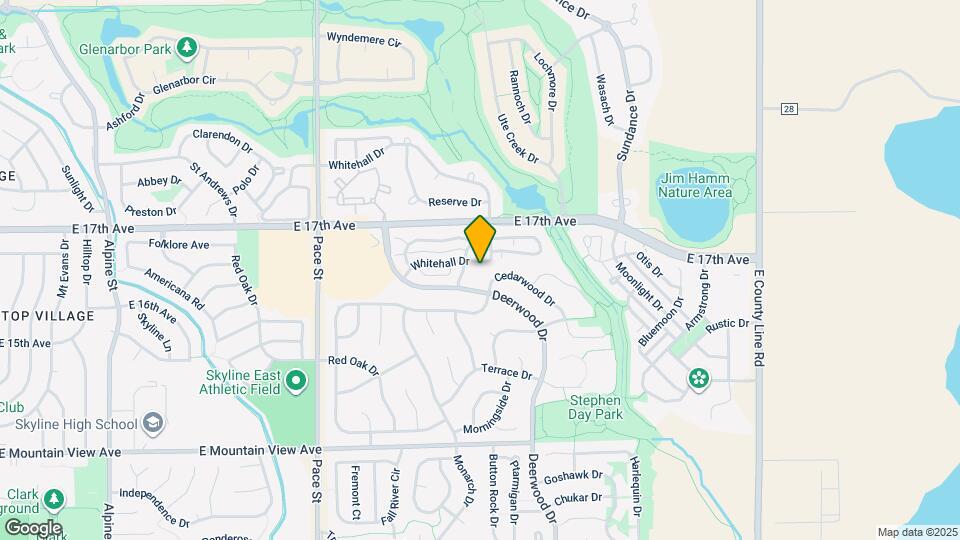 1451 Whitehall Dr Map and Location Details