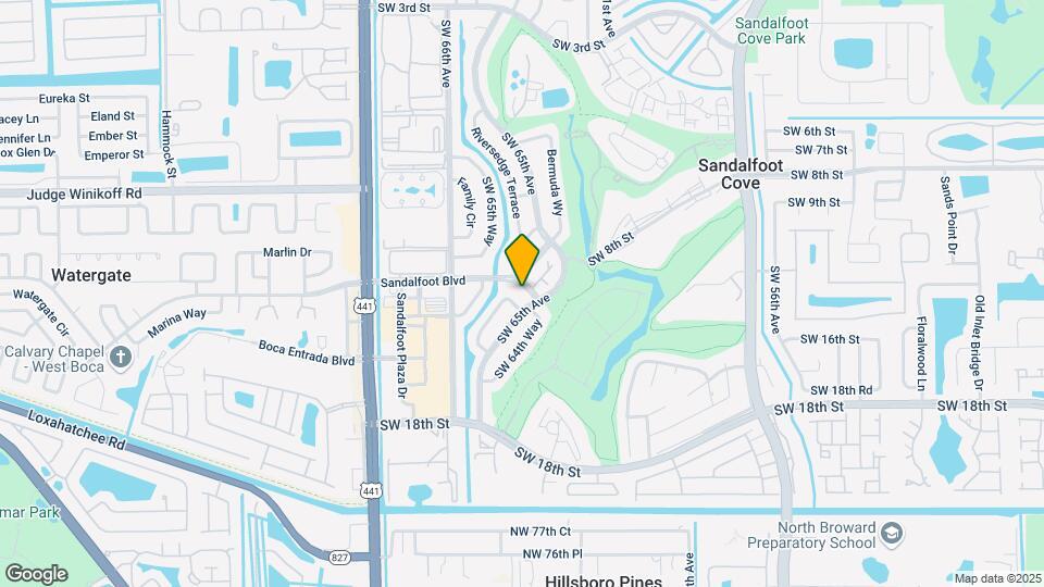 6520 Sandalfoot Blvd Map and Location Details