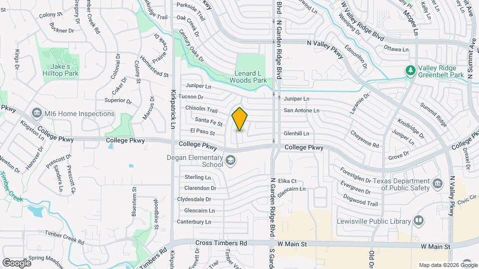 637 Red River Dr Map and Location Details