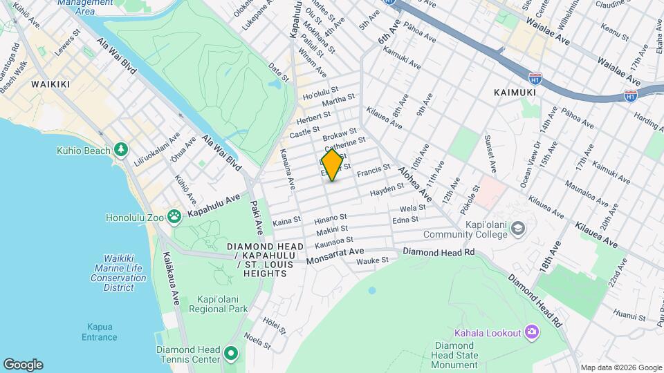 3211 Francis St Map and Location Details