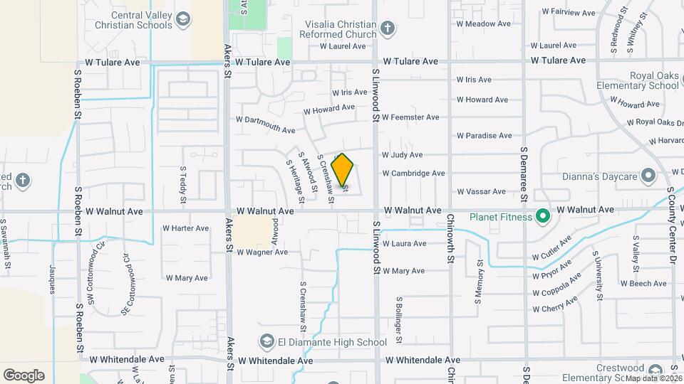 1849 S Noyes St Map and Location Details