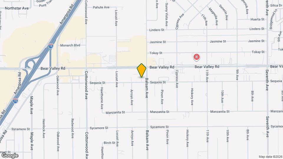 15268 Sequoia St Map and Location Details