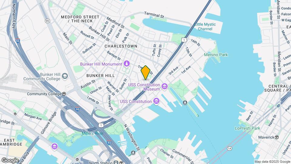39 Mt Vernon St, Unit 2 Map and Location Details
