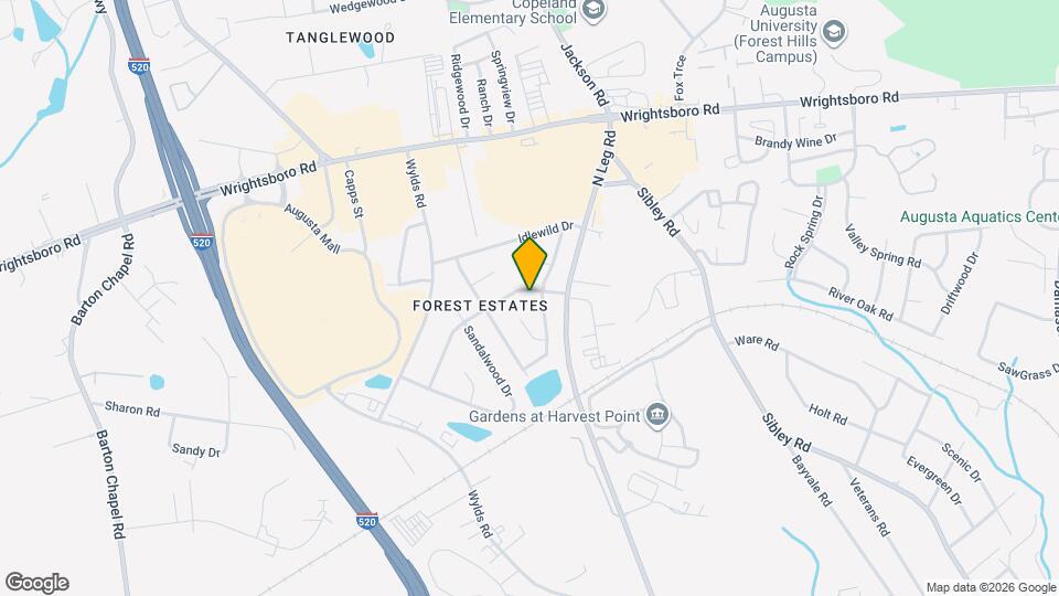 3308 Forest Estates Dr Mapa y Detalles de la Ubicación