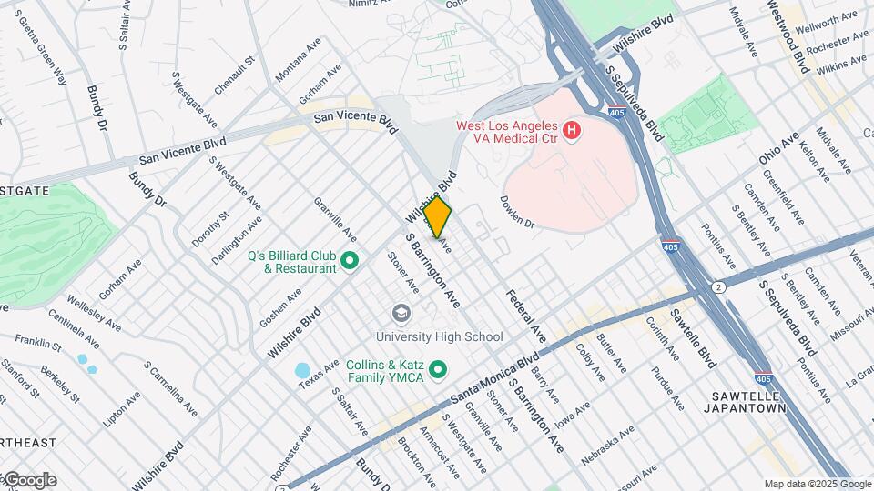 1247 Barry Ave Mapa y Detalles de la Ubicación