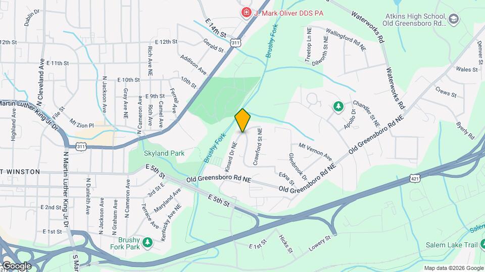 593 Kinard Dr NE Map and Location Details