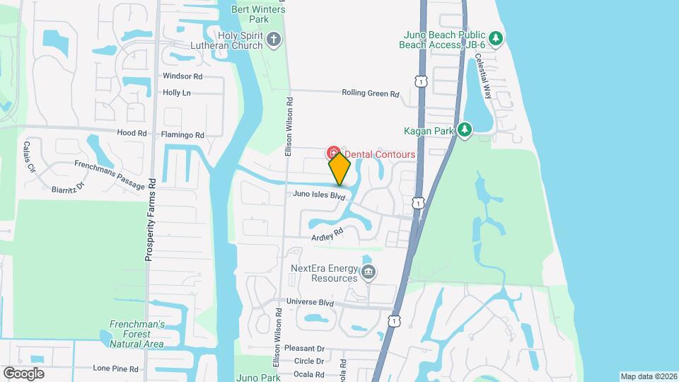 1803 Juno Isles Blvd Map and Location Details