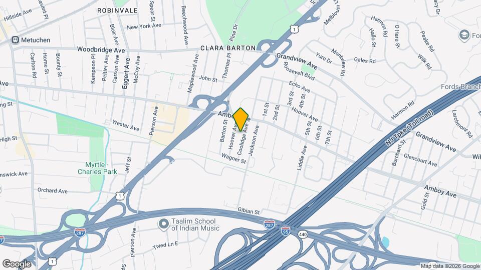 23 Coolidge Ave Map and Location Details