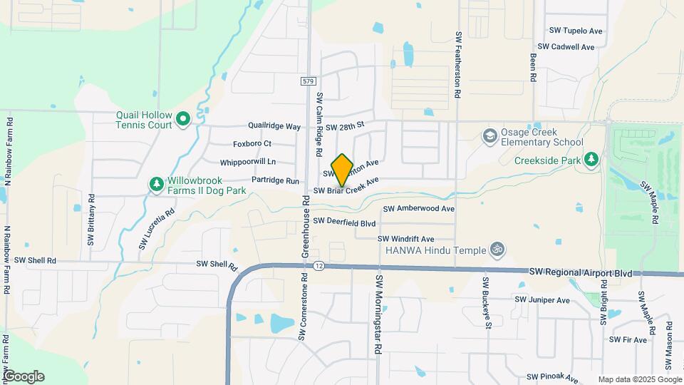 3501 SW Briar Creek Ave Map and Location Details