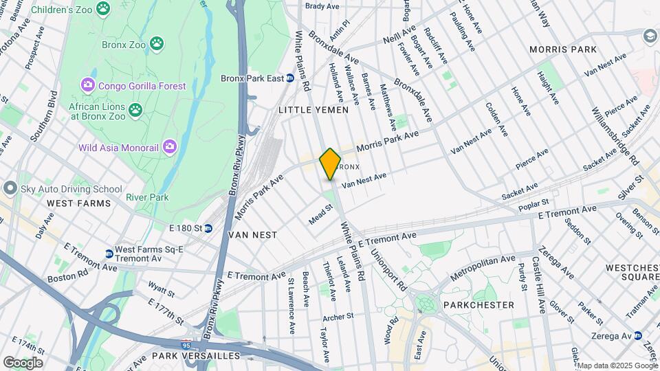 1701-1703 White Plains Rd Map and Location Details