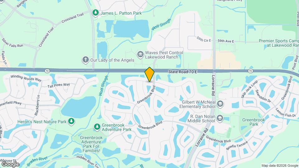 13718 Glossy Ibis Pl Mapa y Detalles de la Ubicación