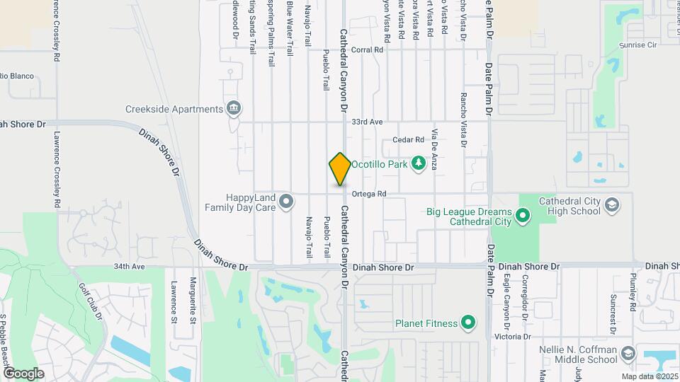 33495 Cathedral Canyon Dr Map and Location Details