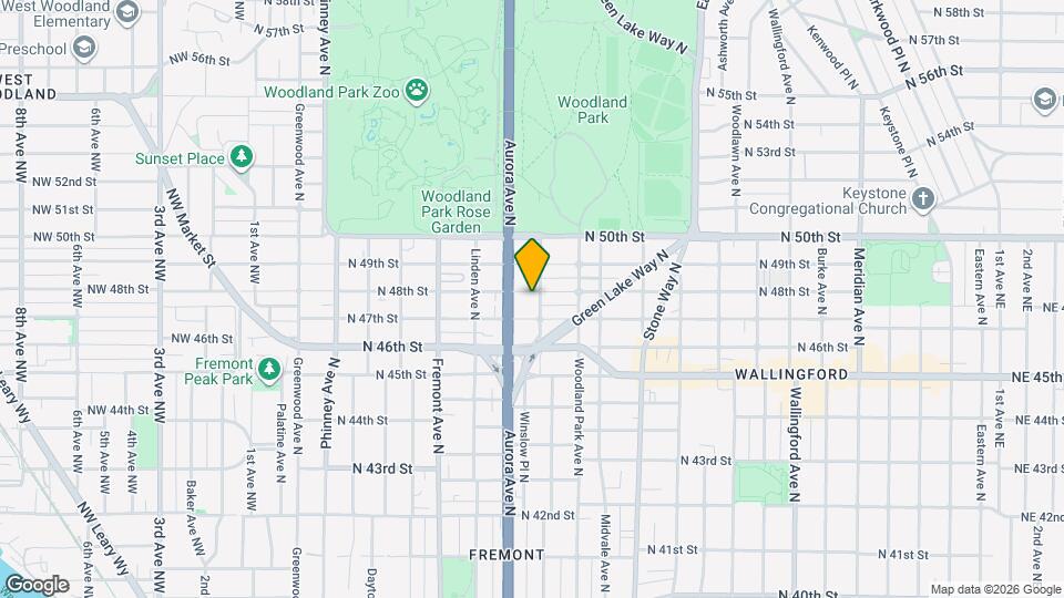 4717 Whitman Ave N Map and Location Details