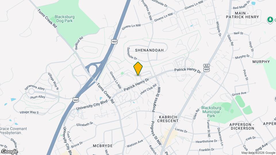321 Shenandoah Cir Map and Location Details