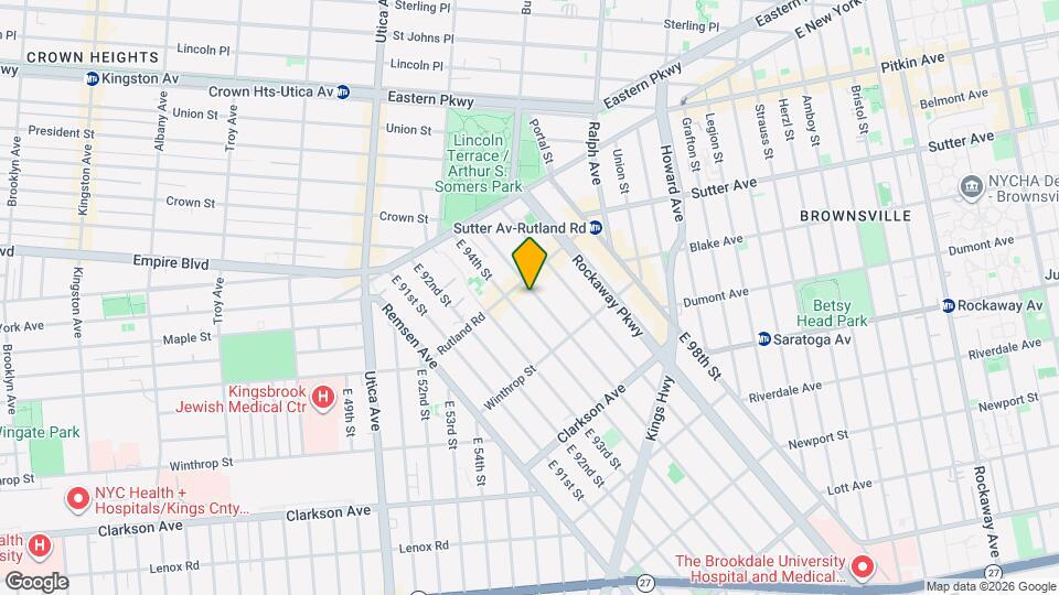 108 E 95th St, Unit 2R Map and Location Details