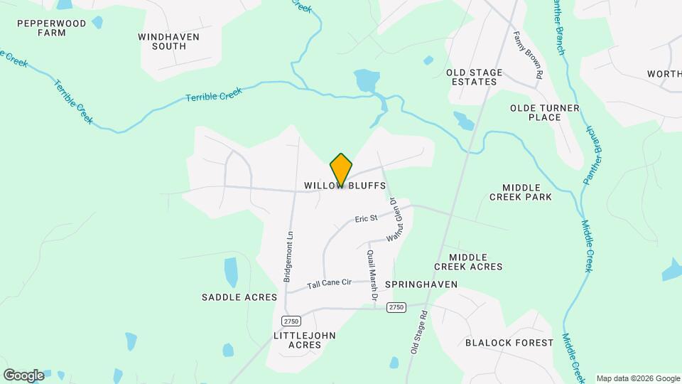 1609 Middle Ridge Dr Map and Location Details