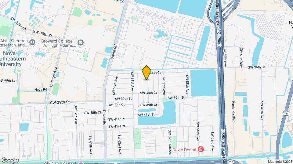 3721 SW 59 Terr Map and Location Details