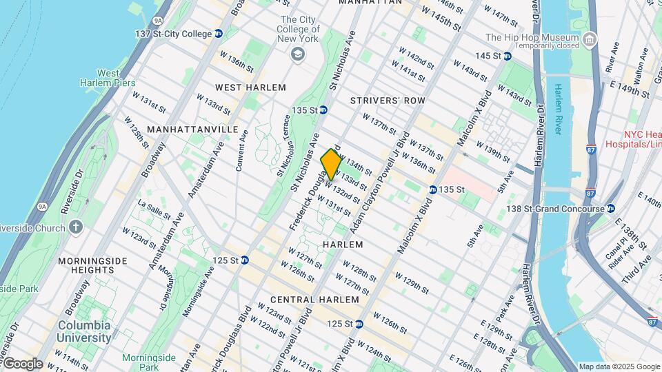 167 W 132nd St Map and Location Details