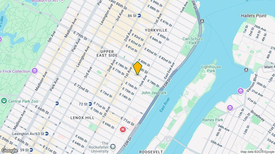 430-440 E 78th St Mapa y Detalles de la Ubicación