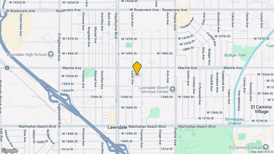 15111 Freeman Ave Map and Location Details