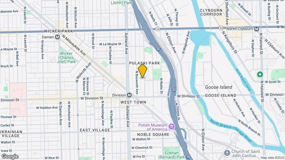 1260 N Greenview Ave Mapa y Detalles de la Ubicación