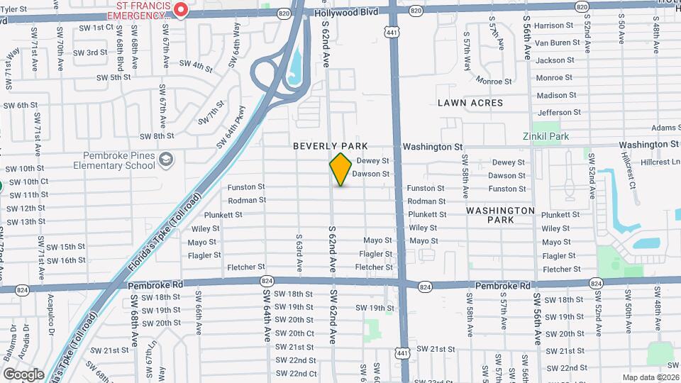 6130 Funston St Map and Location Details
