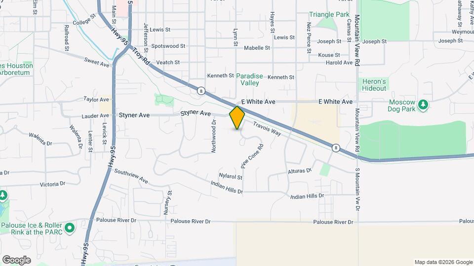 1405 Pine Cone Rd Map and Location Details