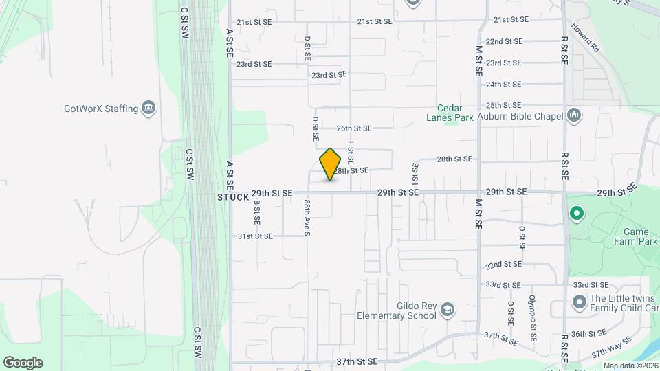 2824 D Pl SE Map and Location Details