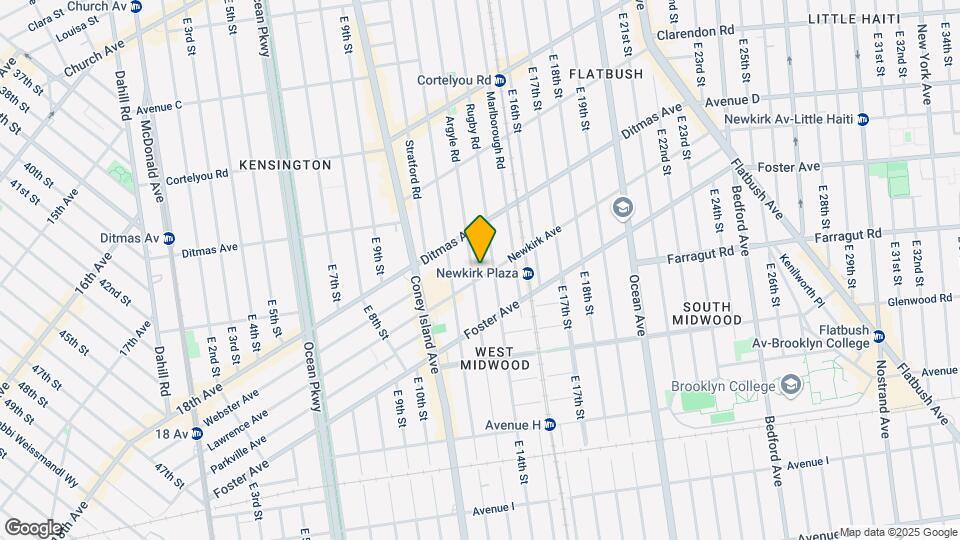 1311 Newkirk Ave Mapa y Detalles de la Ubicación