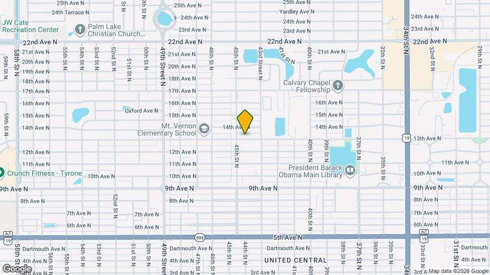 4421 13th Ave N Map and Location Details