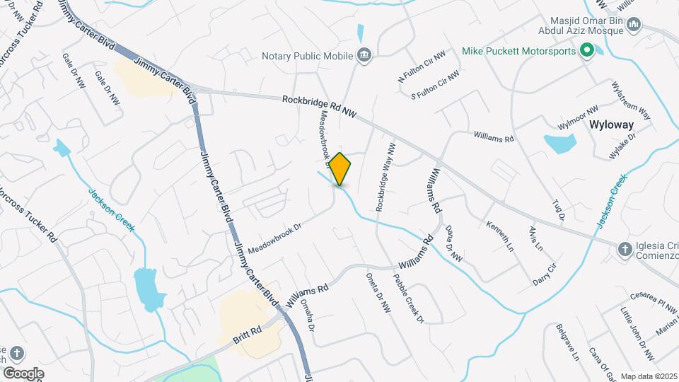 6012 Meadowbrook Dr, Unit Guest Quarter Map and Location Details