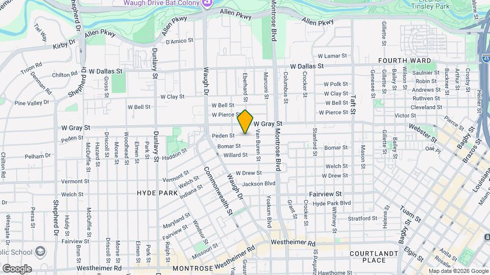 1227 Peden St Mapa y Detalles de la Ubicación