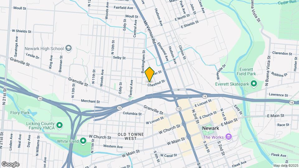 102 Chestnut St, Unit 102 Map and Location Details