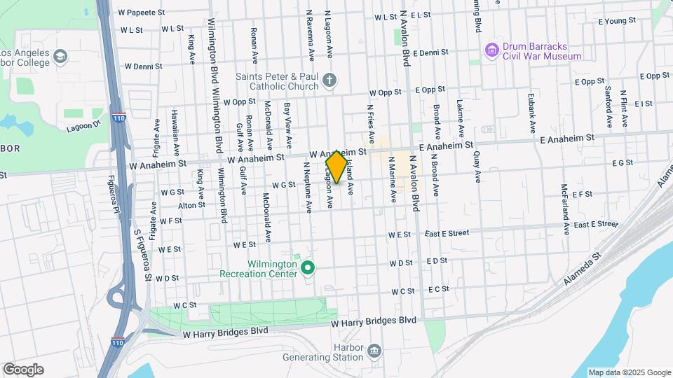 420-426 W G St Mapa y Detalles de la Ubicación