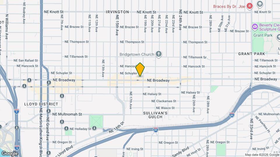 1827 NE Broadway Map and Location Details