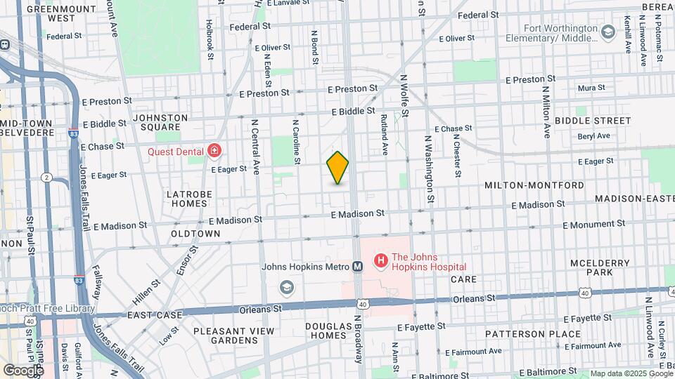 1626 Ashland Ave Map and Location Details