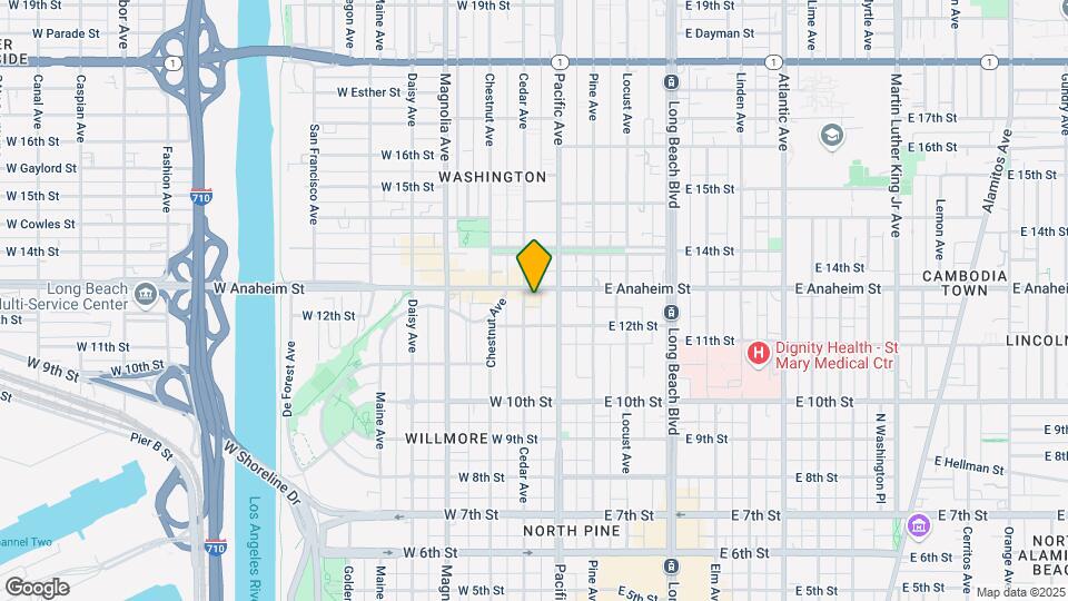 1242 Cedar Ave Map and Location Details