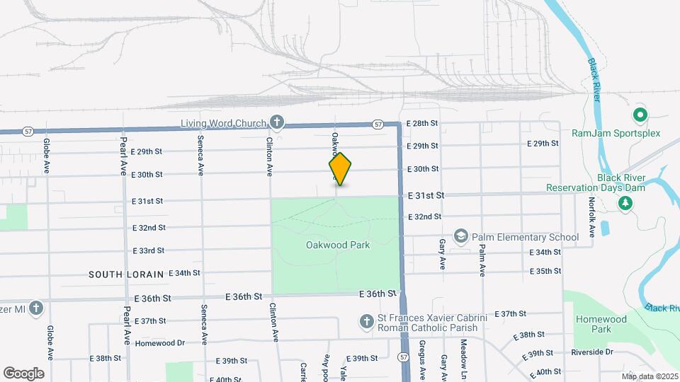 2103 1/2 E 31st St Map and Location Details