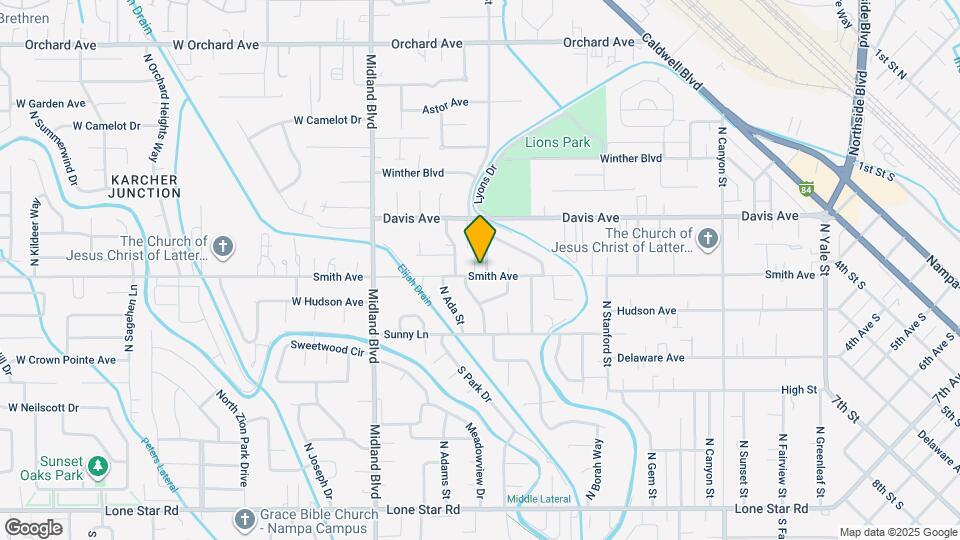 105 N Chaparal St Map and Location Details