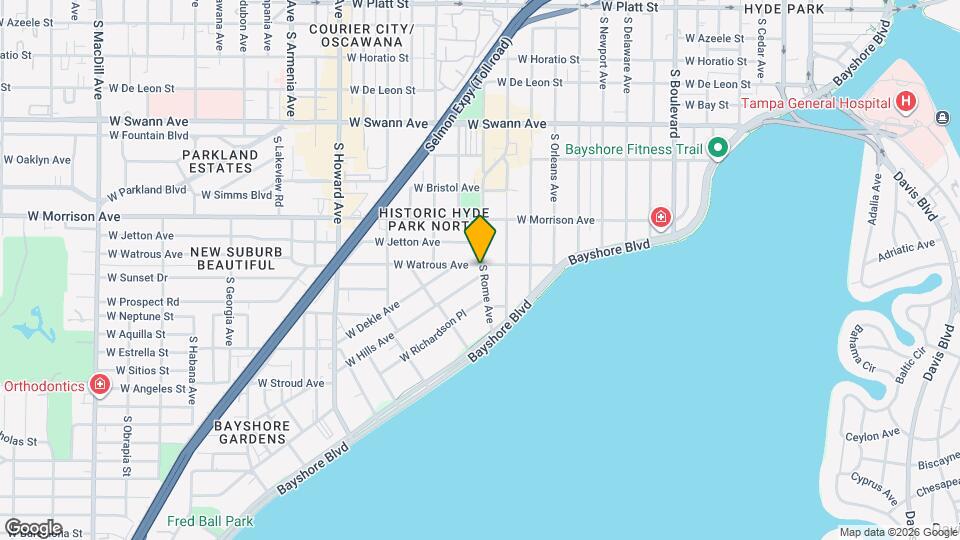 1001 S Rome Ave Map and Location Details