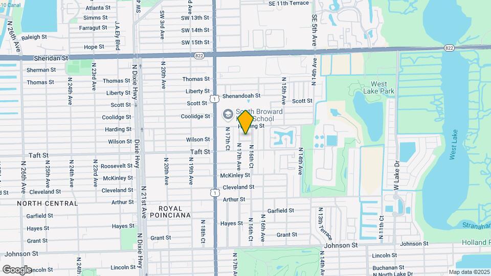 1629 Wilson St Map and Location Details