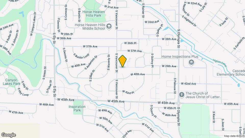 1951 W 39th Ave Map and Location Details