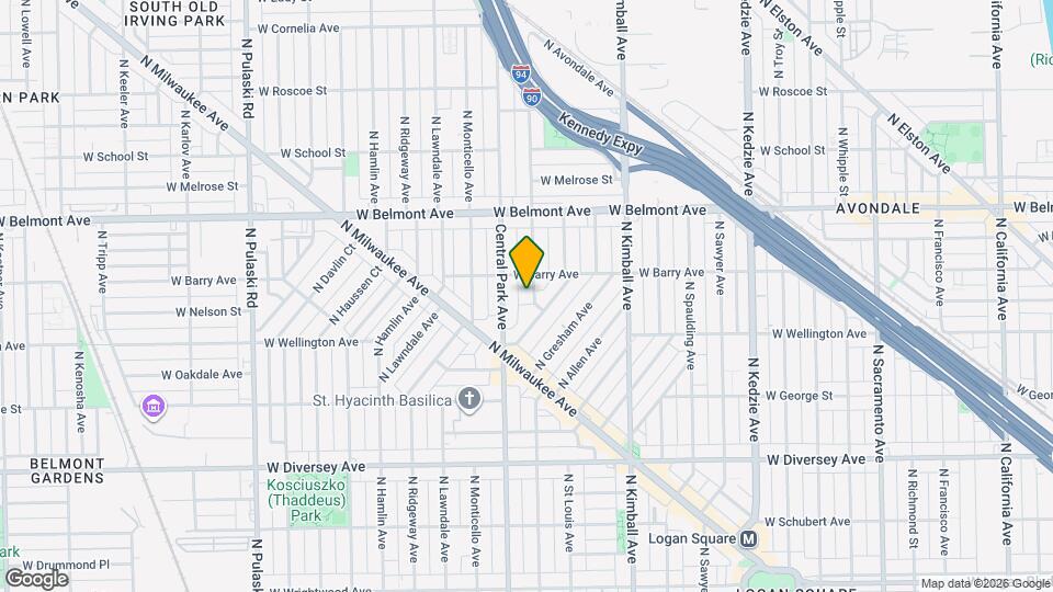 3040 N Drake Ave Map and Location Details