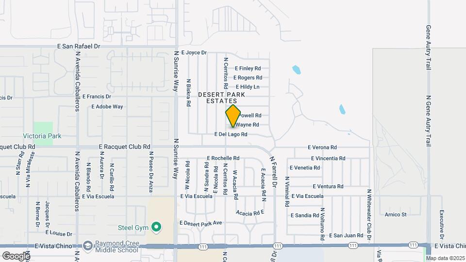 2120 E Del Lago Rd Mapa y Detalles de la Ubicación