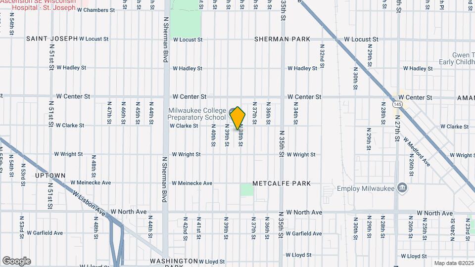 2559 N 38th St Map and Location Details
