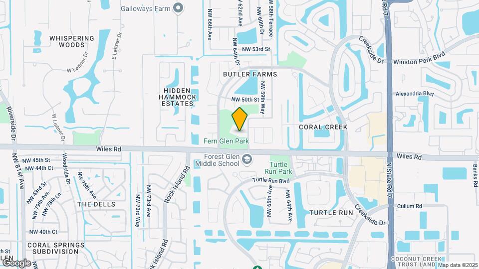 6288 NW 47th Ct Map and Location Details