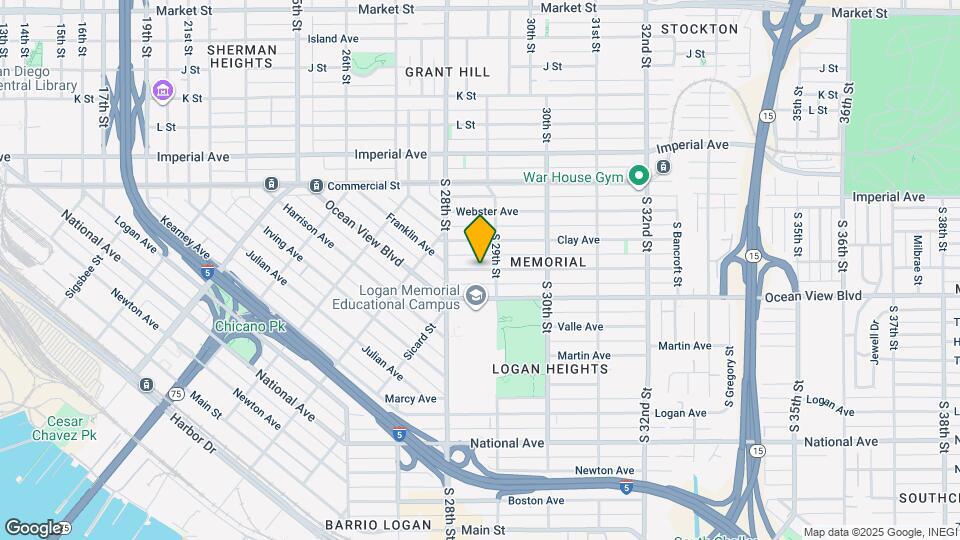 2862 Franklin Ave Map and Location Details