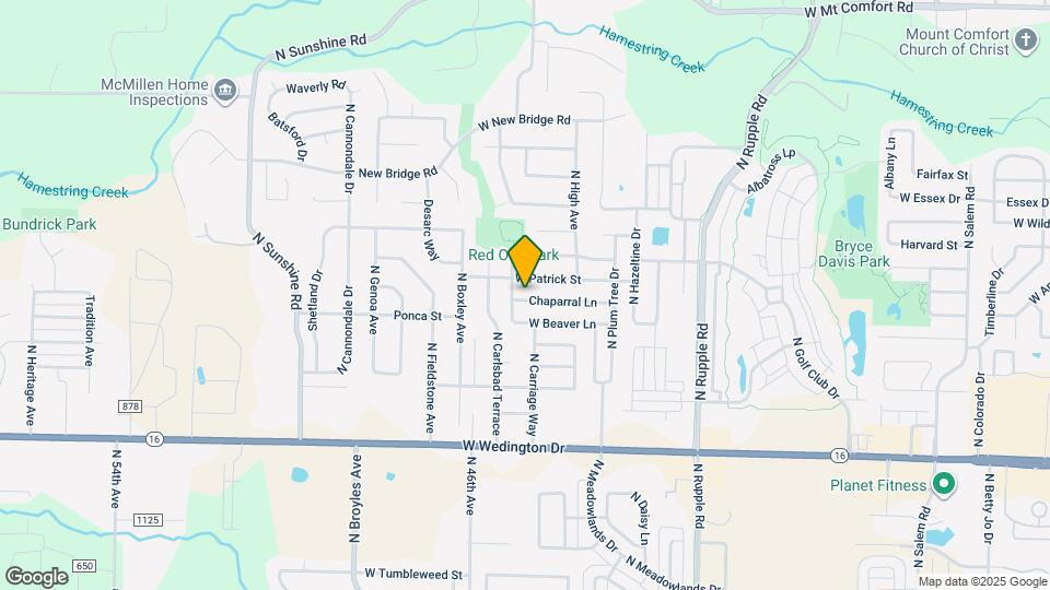 4468 Chaparral Ln Map and Location Details