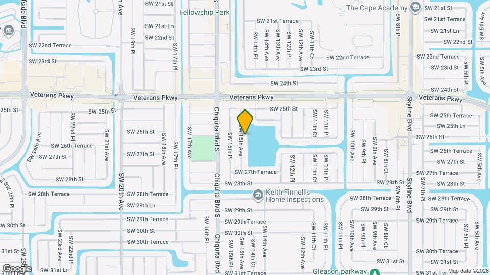 2543 SW 15th Ave Map and Location Details
